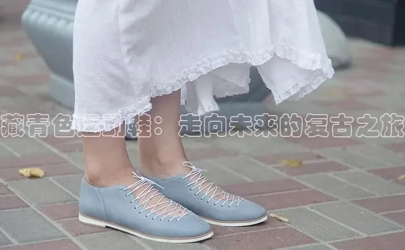 藏青色运动鞋：走向未来的复古之旅